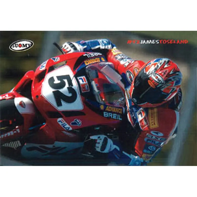 James Toseland "MotoGP Action" Ducati Motorcycle Racing Poster - Suomy