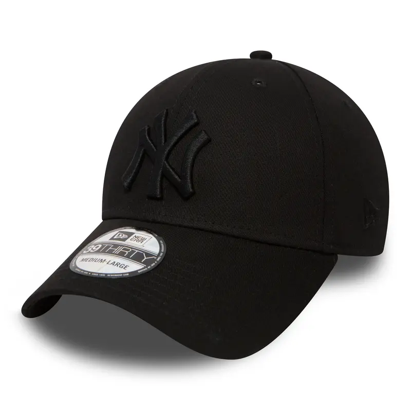 New Era - New York Yankees - League Essential - 39THIRTY - Black On Black