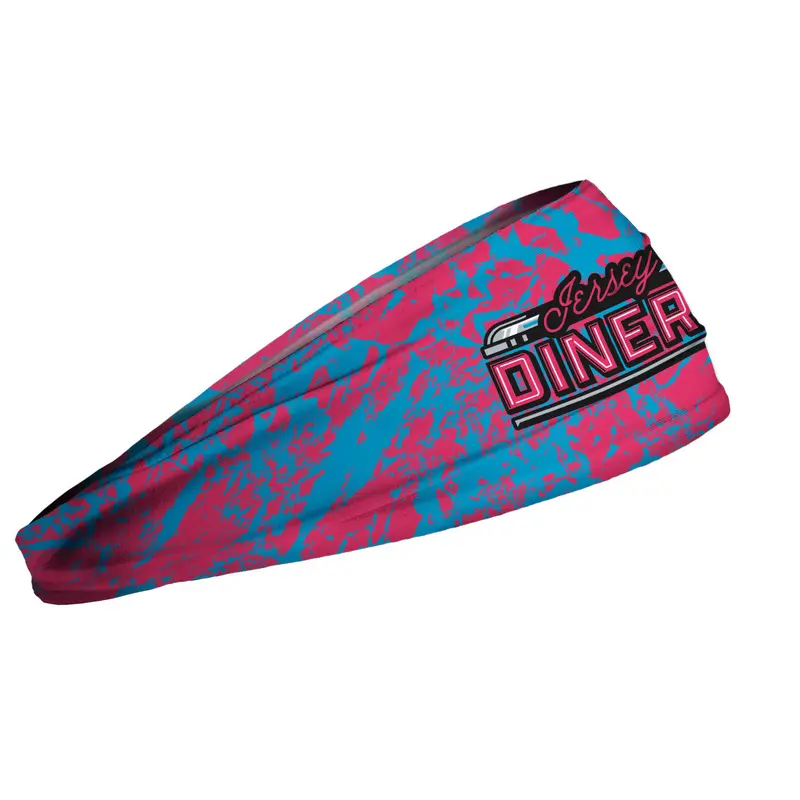 Somerset Patriots Jersey Diners Bubble Gum Wordmark Performance Headband