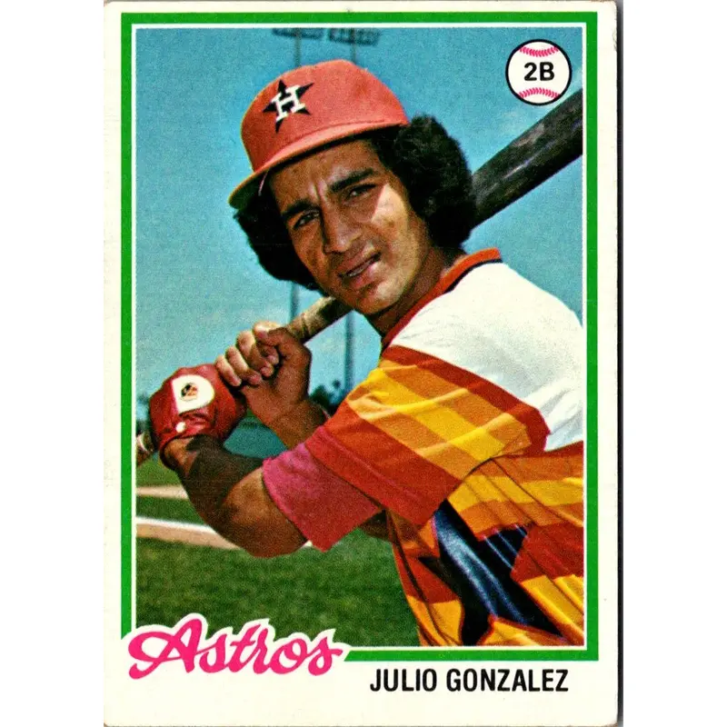 1978 Topps Julio Gonzalez #389 Rookie