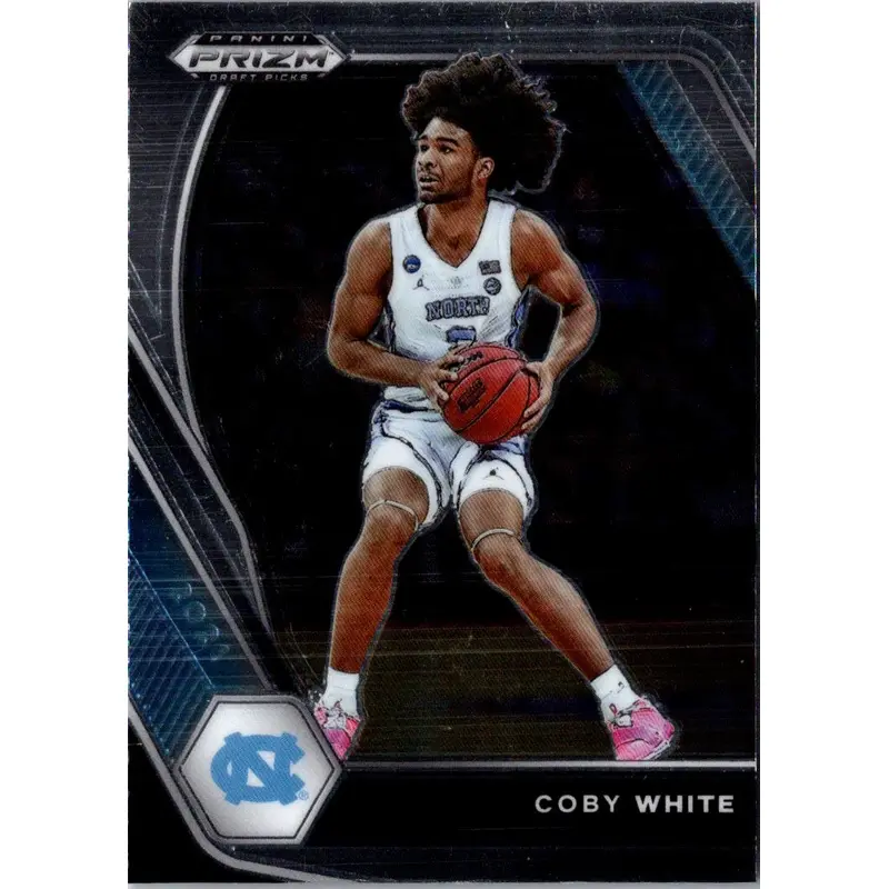 2021 Panini Prizm Draft Picks Blue Coby White #35