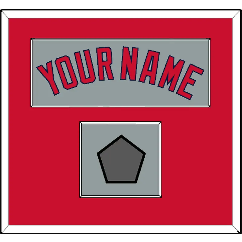 Boston Name & World Series Champions Patch - Road Gray - Single Mat 2