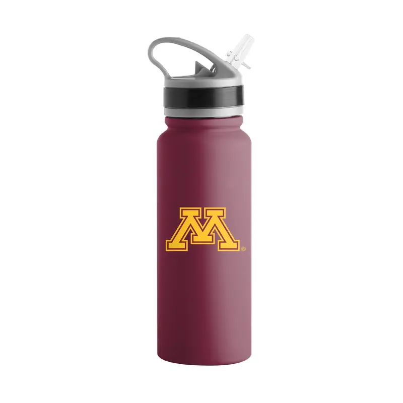 Minnesota 25oz Campus Color Letterman Stainless Single Wall Flip Top Bottle