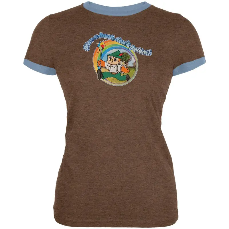 Woodsy Owl - Pollute Juniors T-Shirt