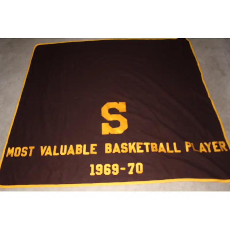1969-70 Speedway, Indiana High School Basketball Most Valuable Player Blanket
