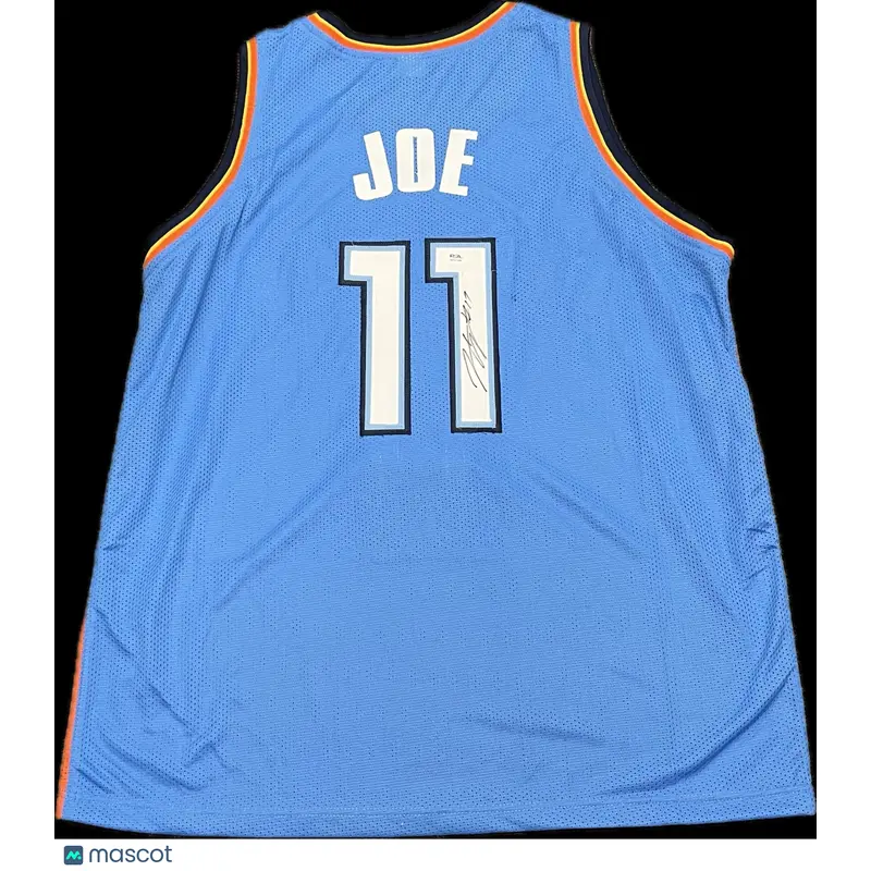 Isaiah Joe Signed Jersey PSA Oklahoma City Thunder Autographed