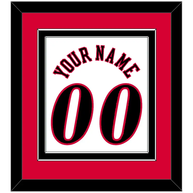 Philadelphia Name & Number - Home White (1997-2009) - Double Mat 2