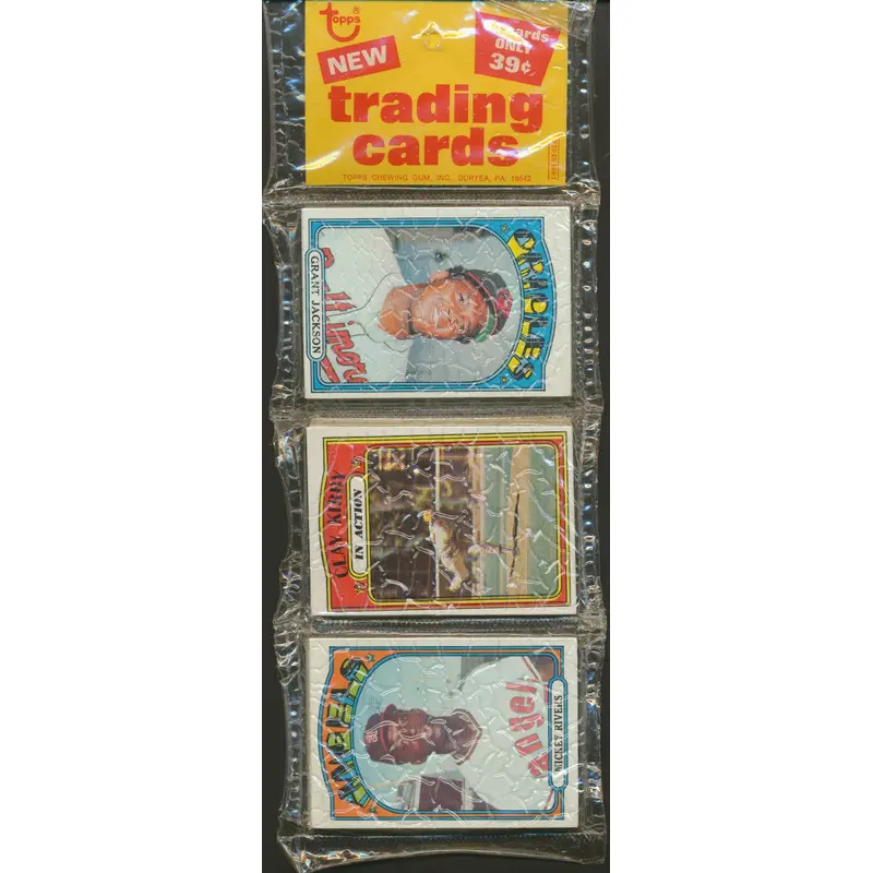 1972 Topps Baseball Unopened Rack Pack