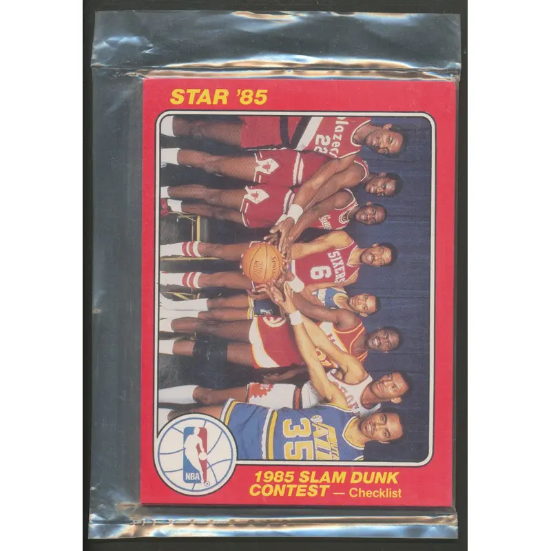 1985 Star Basketball Slam Dunk 5x7  Bagged Set