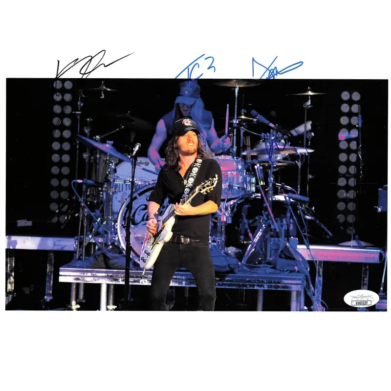 Cadillac Three signed 8.5x11 photo JSA Autographed Southern rock