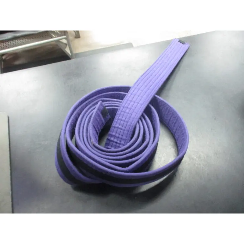 Used Double Dragon Purple Karate Belt Size 5