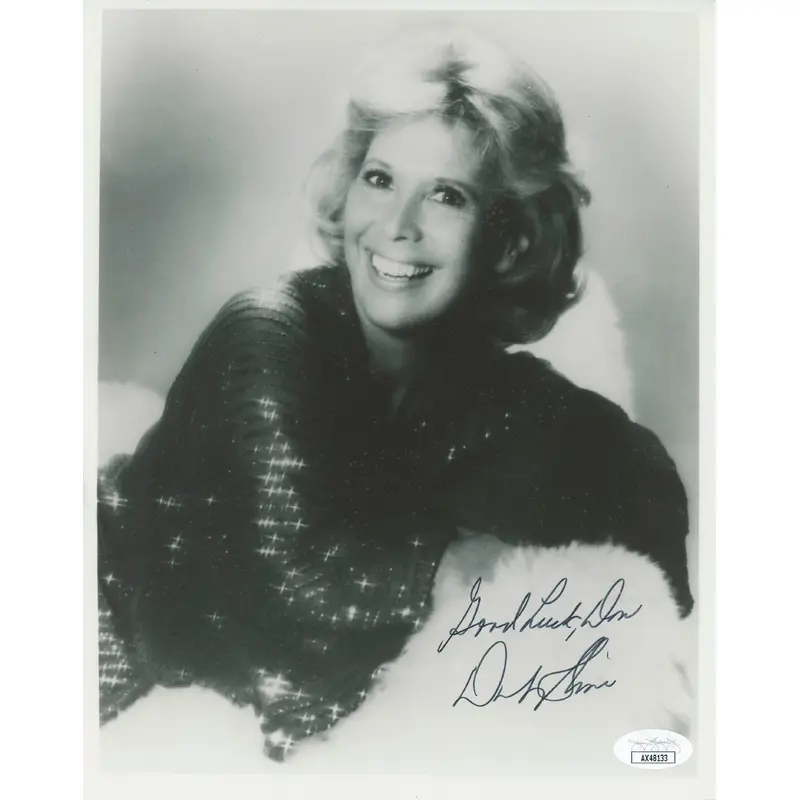 Dinah Shore "Good Luck" Authentic Signed 8x10 Photo Autographed JSA #AX48133