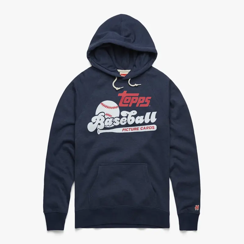 Topps Baseball Picture Cards Retro Hoodie
