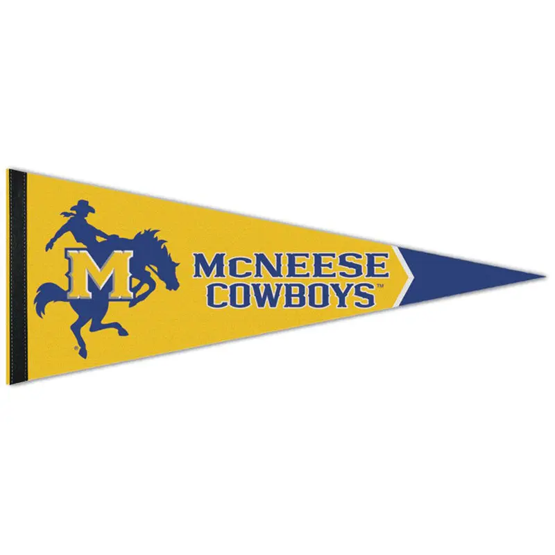 McNeese State Cowboys Official NCAA Team Logo Premium Felt Pennant - Wincraft Inc.