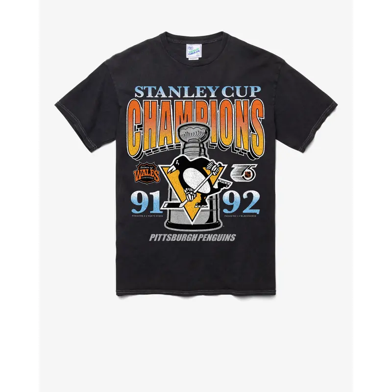 PITTSBURGH PENGUINS VINTAGE STANLEY LOCKER VINTAGE '47 TUBULAR TEE