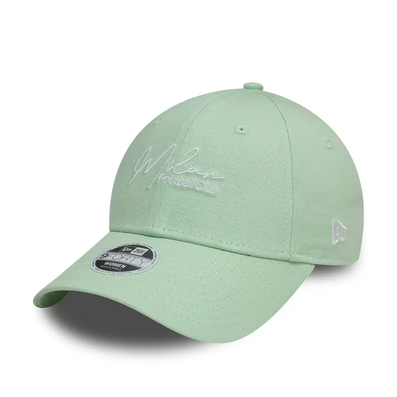 AC Milan Womens Script Pastel Green 9FORTY Adjustable Cap