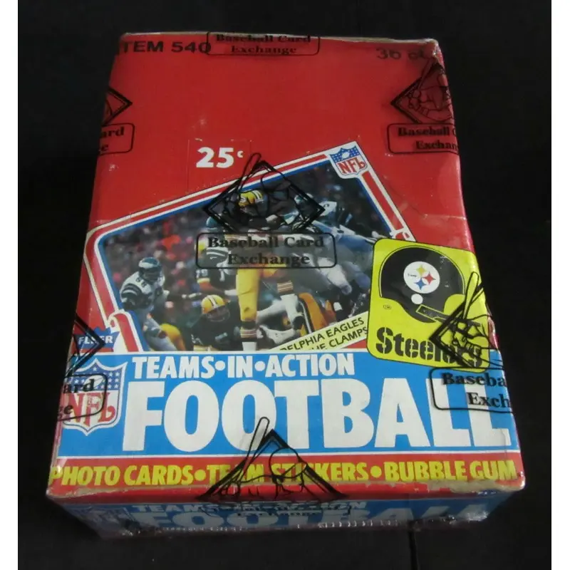 1980 Fleer Football Unopened Wax Box (BBCE)