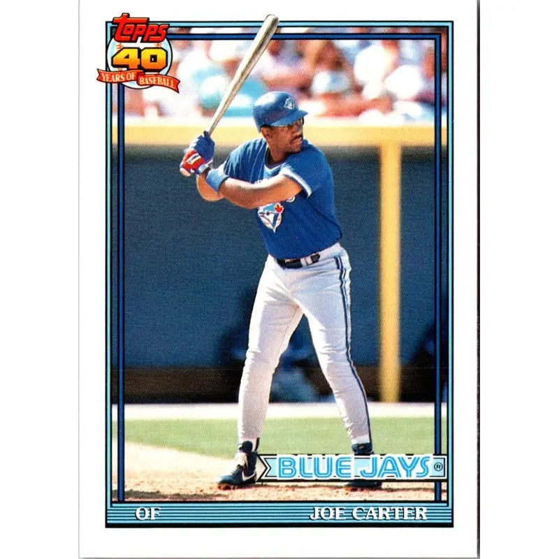 1991 Topps Traded Joe Carter #20T