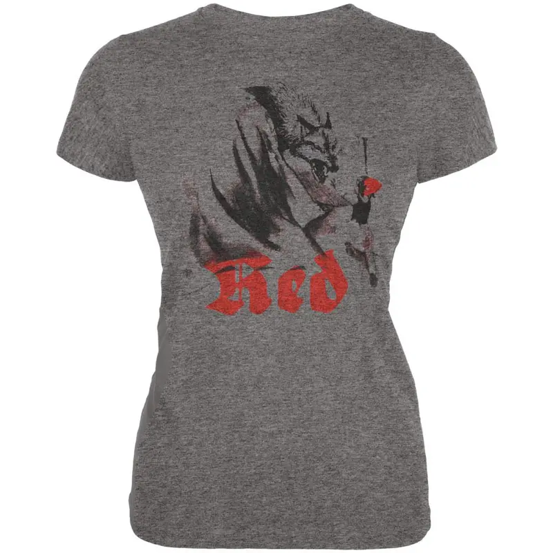 Little Red Riding Hood - Red Juniors T-Shirt