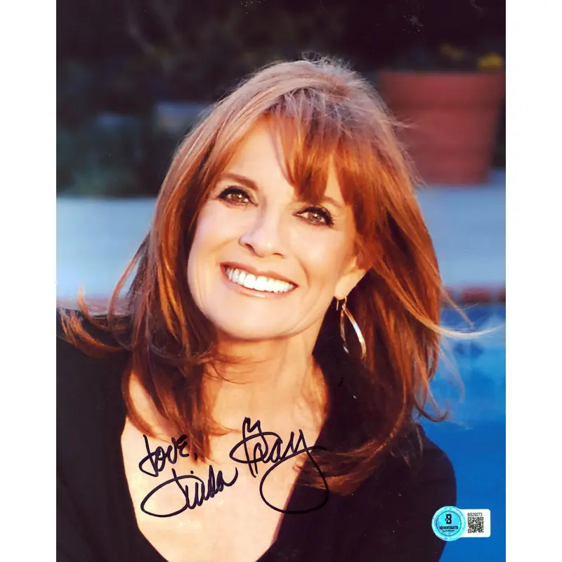 Linda Gray Dallas Love Authentic Signed 8x10 Vertical Photo BAS #BS29273