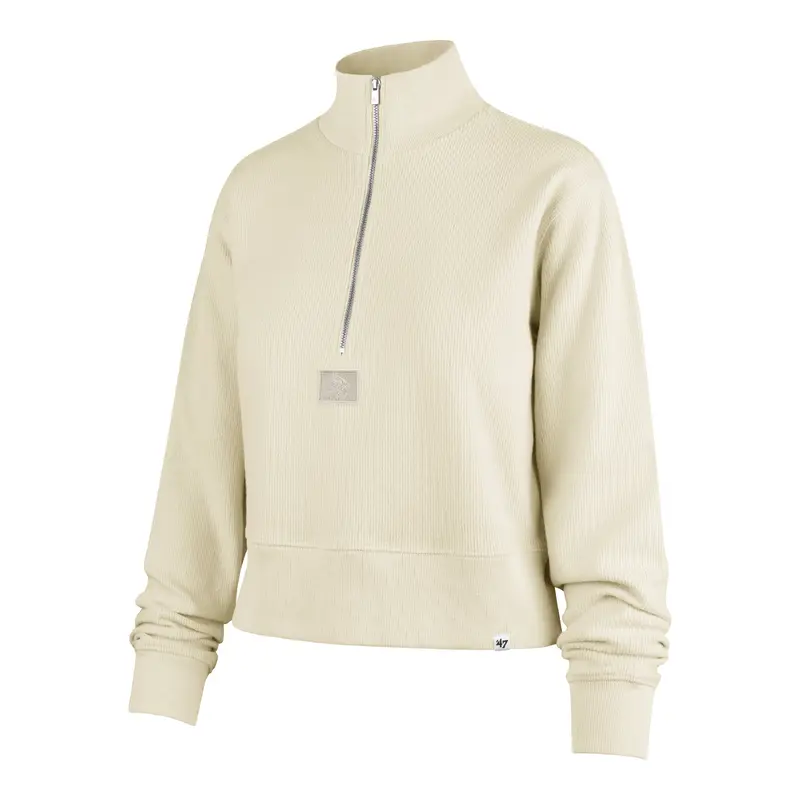 MINNESOTA VIKINGS TRANQUILITY RIB '47 HALF ZIP WOMENS