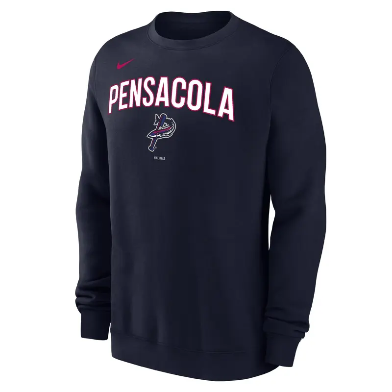 Pensacola Blue Wahoos Nike Crewneck