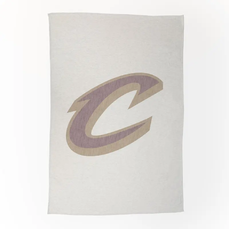 Cleveland Cavaliers Oversized Logo Sublimated Sweatshirt Blanket