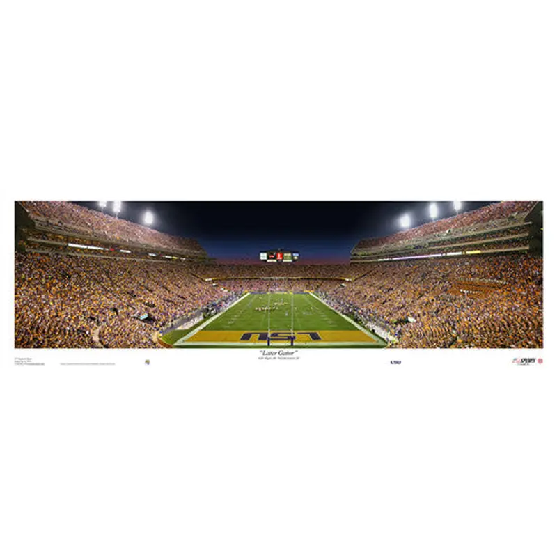 LSU Tigers Football "Later Gator" Panorama - USA Sports 2007