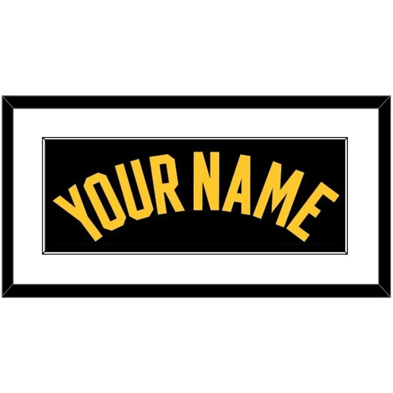 Atlanta Name - Black Statement - Single Mat 1