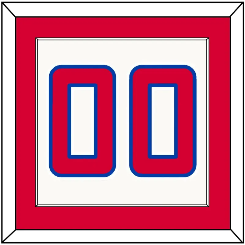 Los Angeles Number - Home White (2013-2015) - Single Mat 1
