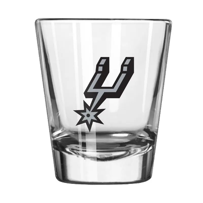 San Antonio Spurs 2oz Letterman Shot Glass
