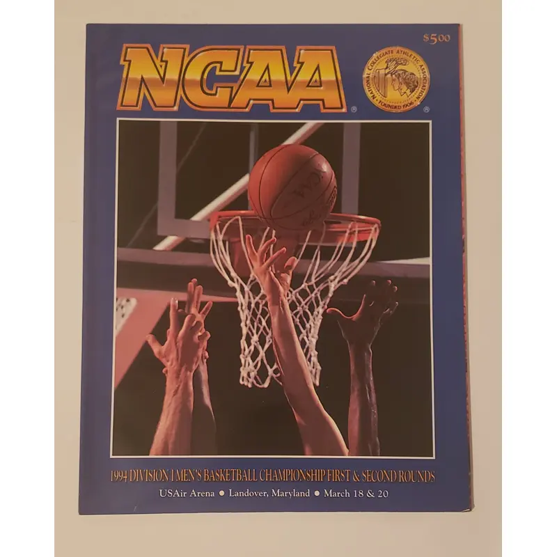1994 NCAA Basketball Championship First and Second Rounds Program