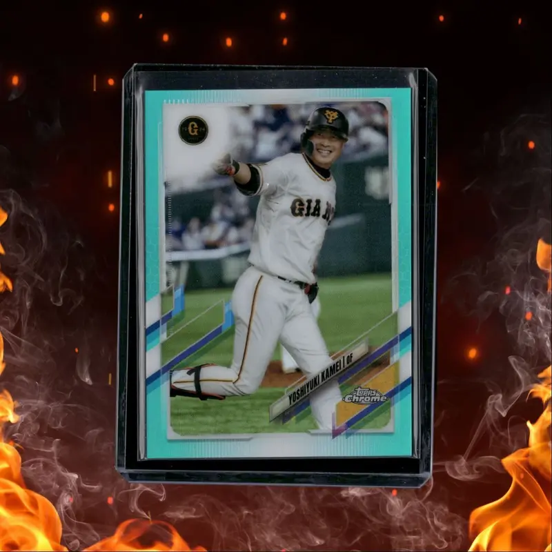 2021 Topps Chrome Aqua Yoshiyuki Kamel 063/199 #109