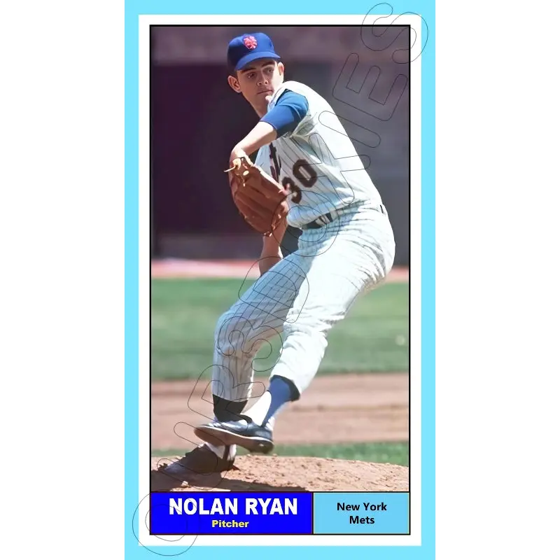 Nolan Ryan 1961 Topps Tall Boy Custom Card - 4652