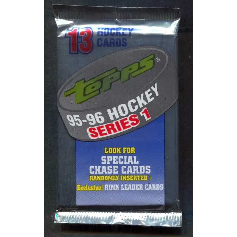 1995/96 Topps Hockey Unopened Series 1 Pack (Hobby) (13)