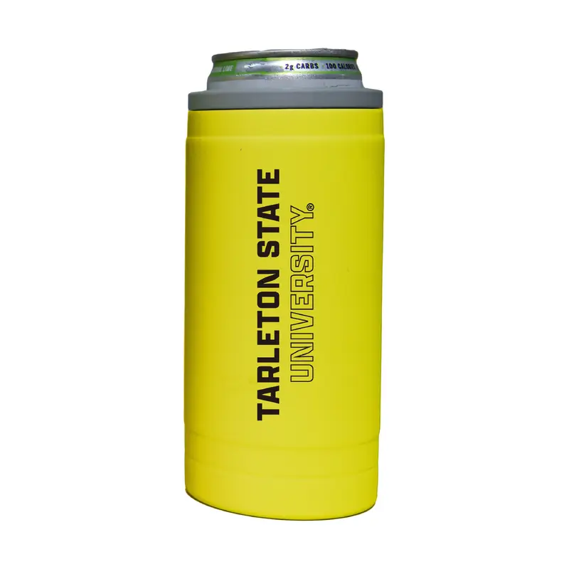 Tareleton State 12oz Cru Stacked Soft Touch Slim Coolie