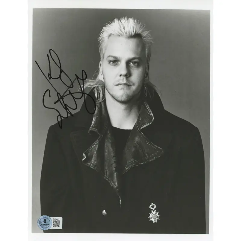 Kiefer Sutherland The Lost Boys Authentic Signed 8x10 Photo BAS #BN74477