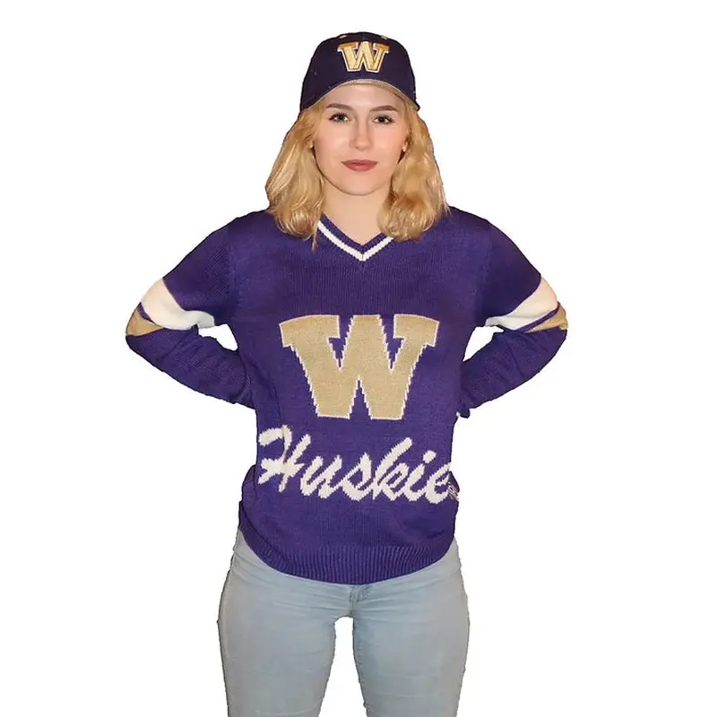 University Of Washington Purple Tribute Sweater (UNISEX SIZING)