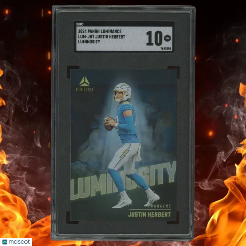 2024 Panini Luminance JUSTIN HERBERT Luminosity SGC 10 #LUM-JHT SP