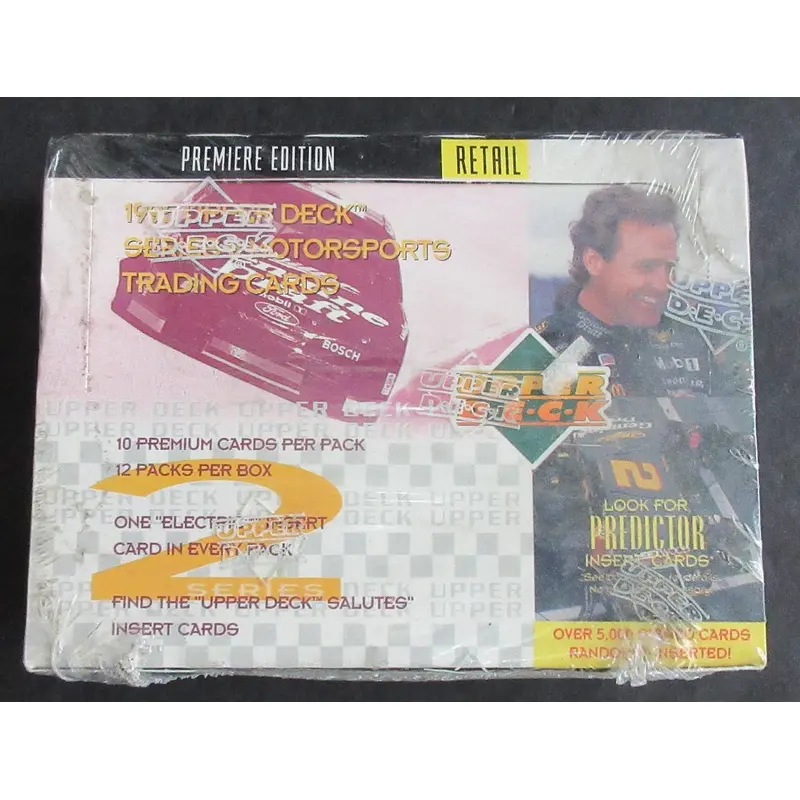1995 Upper Deck Motorsports Racing Series 2 Box (Retail) (12/10)