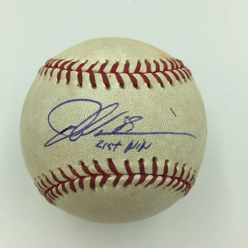 Dontrelle Willis 21st Win 9/12/05 Signed Game Used Baseball MLB Authenticated