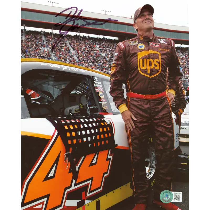 Dale Jarrett NASCAR Authentic Signed 8x10 Photo Autographed BAS #BH049592