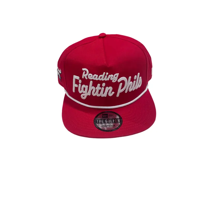 Red Reading fightin Phils stiched the Golfer New era hat