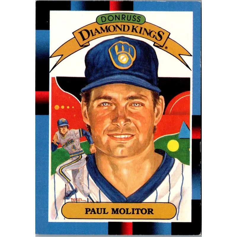 1988 Donruss Super Diamond Kings Paul Molitor #7