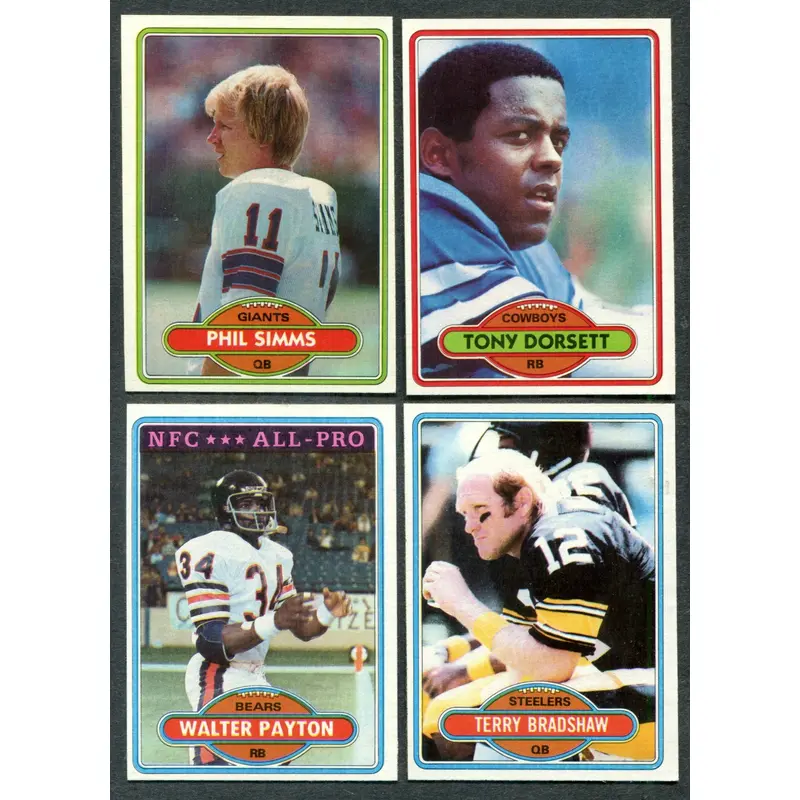 1980 Topps Football Complete Set EX (528) (25-026)
