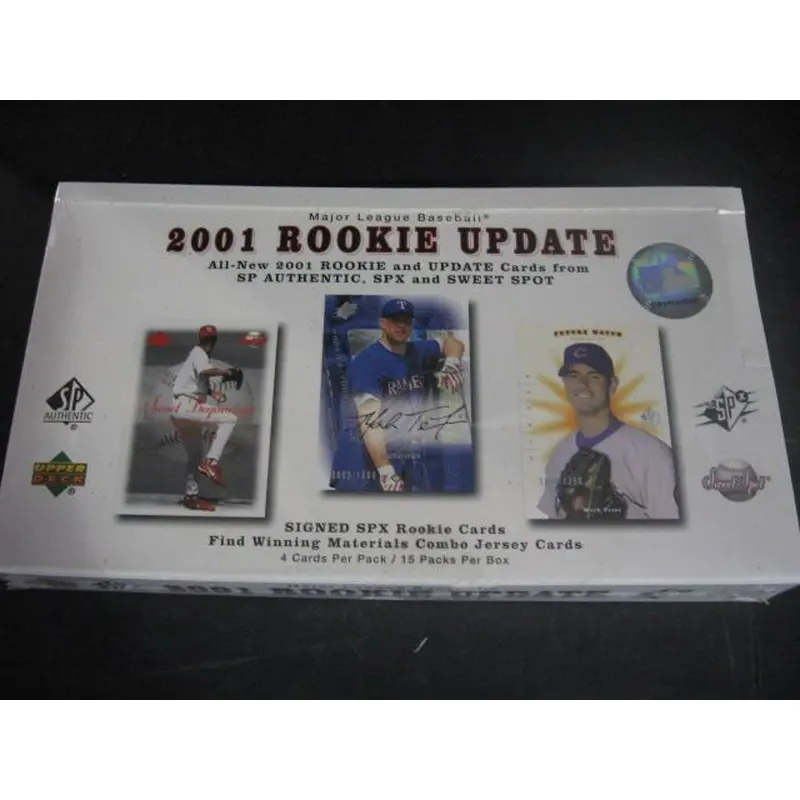 2001 Upper Deck SP Authentic Rookie Update Baseball Box (Hobby)