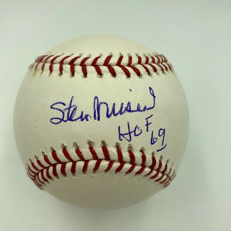 Stan Musial Hall Of Fame 1969 Signed Major League Baseball JSA COA