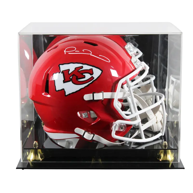 Chiefs Patrick Mahomes Signed Full Size Speed Rep Helmet W/ Case JSA Witness