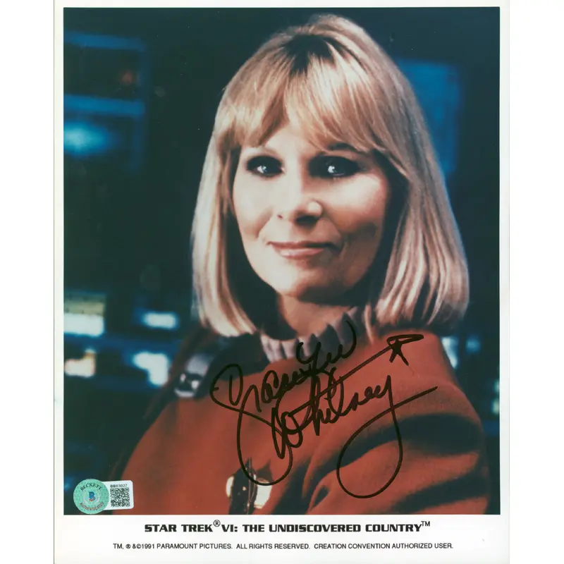 Grace Lee Whitney Star Trek VI Authentic Signed 8x10 Promo Photo BAS #BB83027