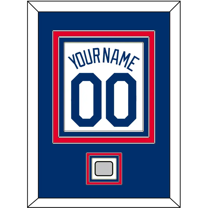 Los Angeles Name, Number & World Series Jersey Patch - Home White (2007-2023) - Triple Mat 3